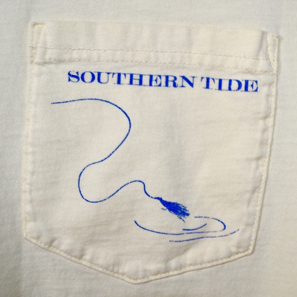 (SOLD) Southern Tide Light Yellow Tshirt - S - Picture 4 of 7